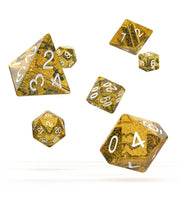Oakie Doakie Dice RPG Set Speckled - Orange (7) - Oakie Doakie Dice