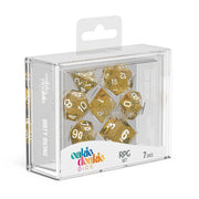 Oakie Doakie Dice RPG Set Speckled - Orange (7) - Oakie Doakie Dice