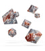 Oakie Doakie Dice RPG Set Gemidice - Silver-Rust (7) - Oakie Doakie Dice