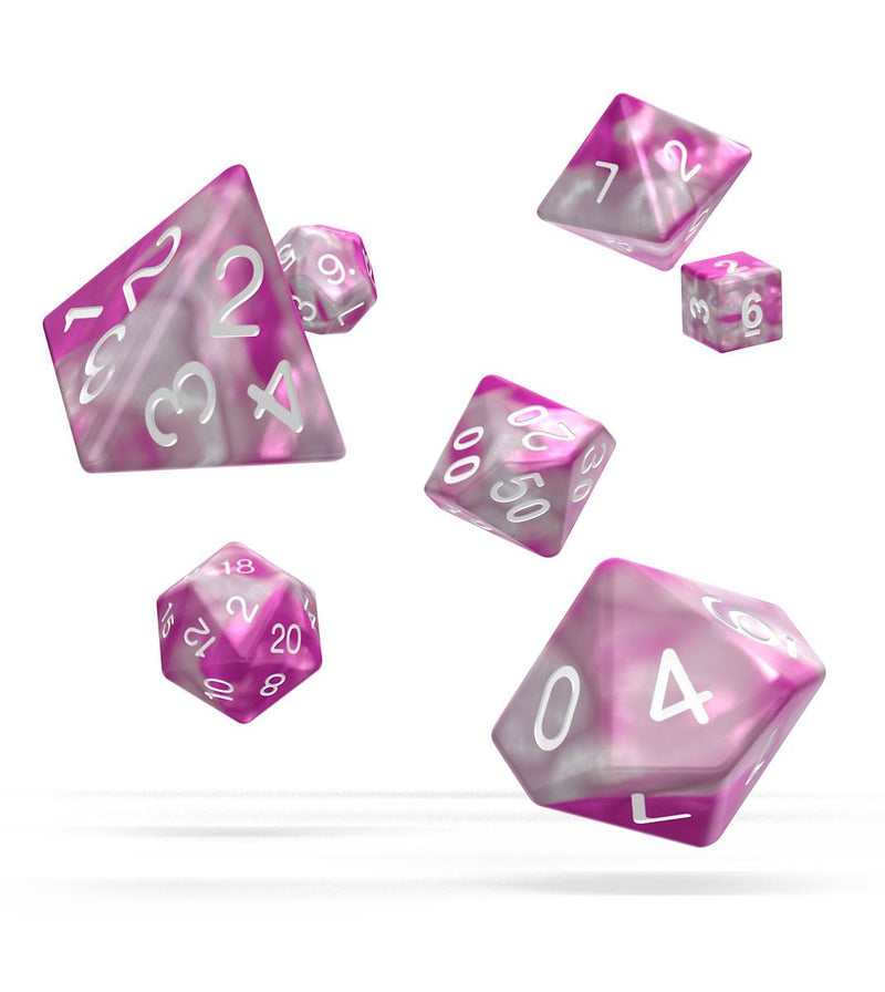 Oakie Doakie Dice RPG Set Gemidice - Magnolia (7) - Oakie Doakie Dice