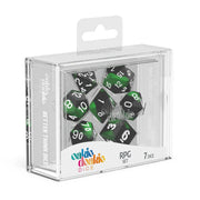 Oakie Doakie Dice RPG Set Glow in the Dark - Biohazard (7) - Oakie Doakie Dice