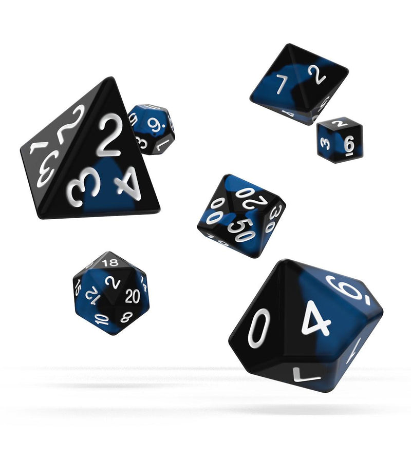 Oakie Doakie Dice RPG Set Glow in the Dark - Deep Ocean (7) - Oakie Doakie Dice