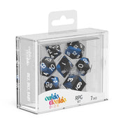 Oakie Doakie Dice RPG Set Glow in the Dark - Deep Ocean (7) - Oakie Doakie Dice