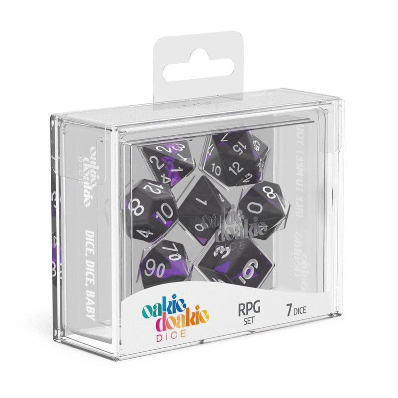 Oakie Doakie Dice RPG Set Enclave - Amethyst (7) - Oakie Doakie Dice