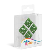 Oakie Doakie Dice D8 Dice 18mm Goyf Marble - Green (4) - Oakie Doakie Dice
