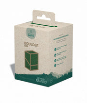Ultimate Guard Return To Earth Boulder Deck Case 100+ Standard Size Green - Ultimate Guard