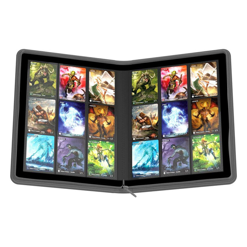 Ultimate Guard Zipfolio 360 - 18-Pocket XenoSkin Grey - Ultimate Guard