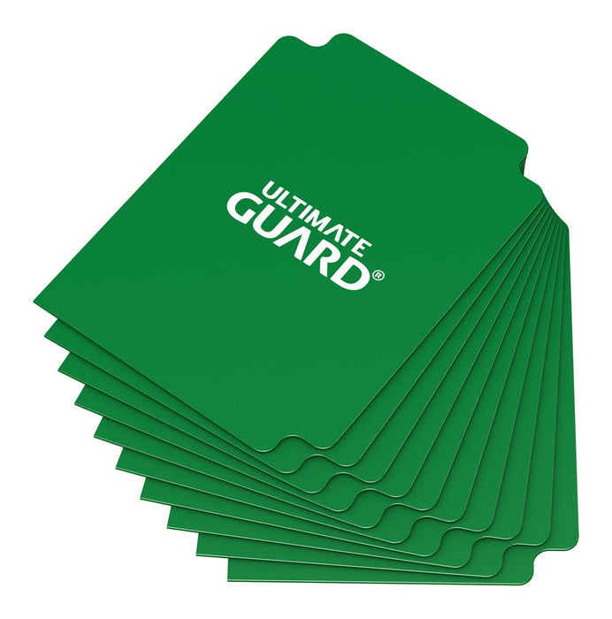 Ultimate Guard Card Dividers Standard Size Green (10) - Ultimate Guard