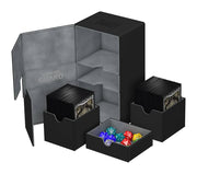Ultimate Guard Twin Flip´n´Tray Deck Case 200+ Standard Size XenoSkin Black - Ultimate Guard