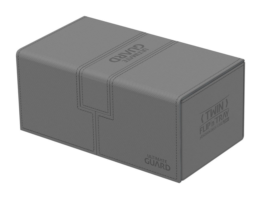 Ultimate Guard Twin Flip´n´Tray Deck Case 200+ Standard Size XenoSkin Grey - Ultimate Guard