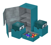 Ultimate Guard Twin Flip´n´Tray Deck Case 200+ Standard Size XenoSkin Petrol - Ultimate Guard