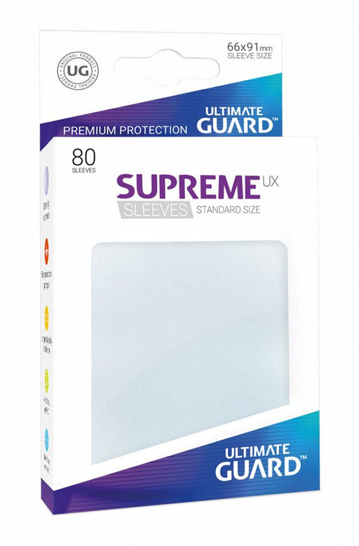 Ultimate Guard Supreme UX Sleeves Standard Size Frosted (80) - Ultimate Guard
