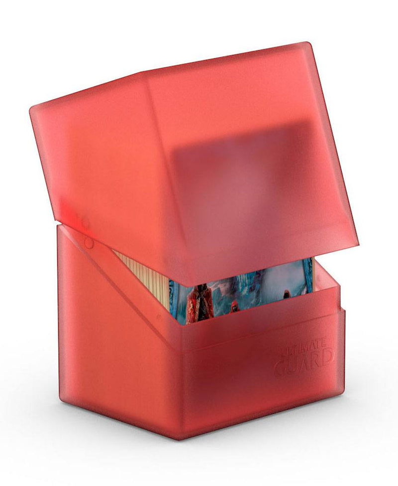 Ultimate Guard Boulder Deck Case 80+ Standard Size Ruby - Ultimate Guard