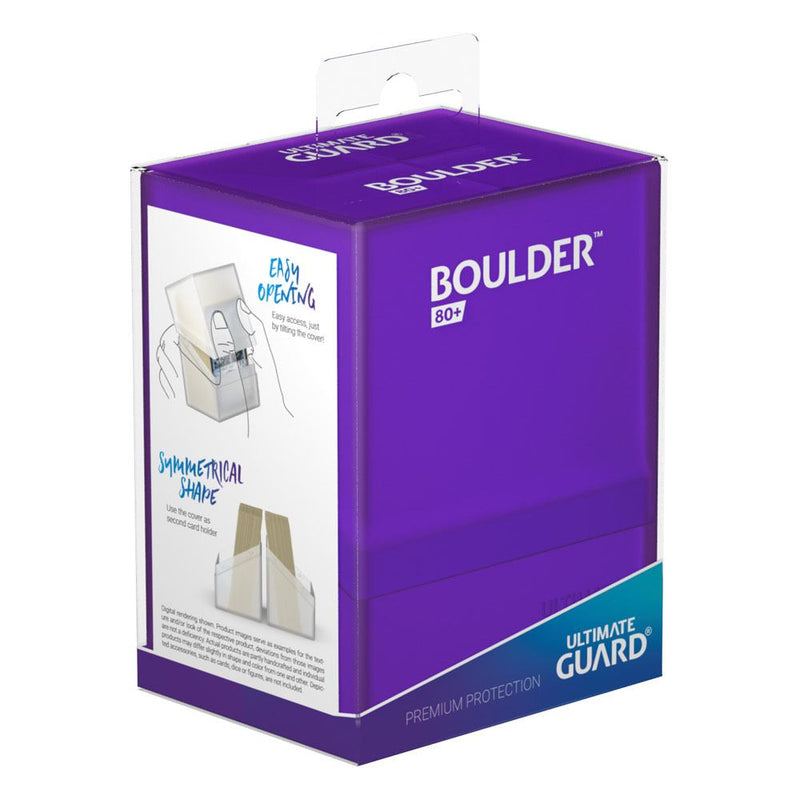 Ultimate Guard Boulder Deck Case 80+ Standard Size Amethyst - Ultimate Guard