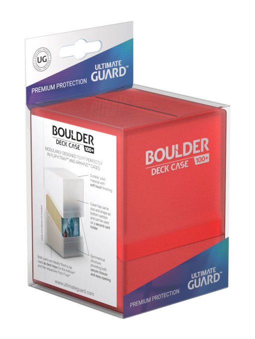 Ultimate Guard Boulder Deck Case 100+ Ruby - Ultimate Guard