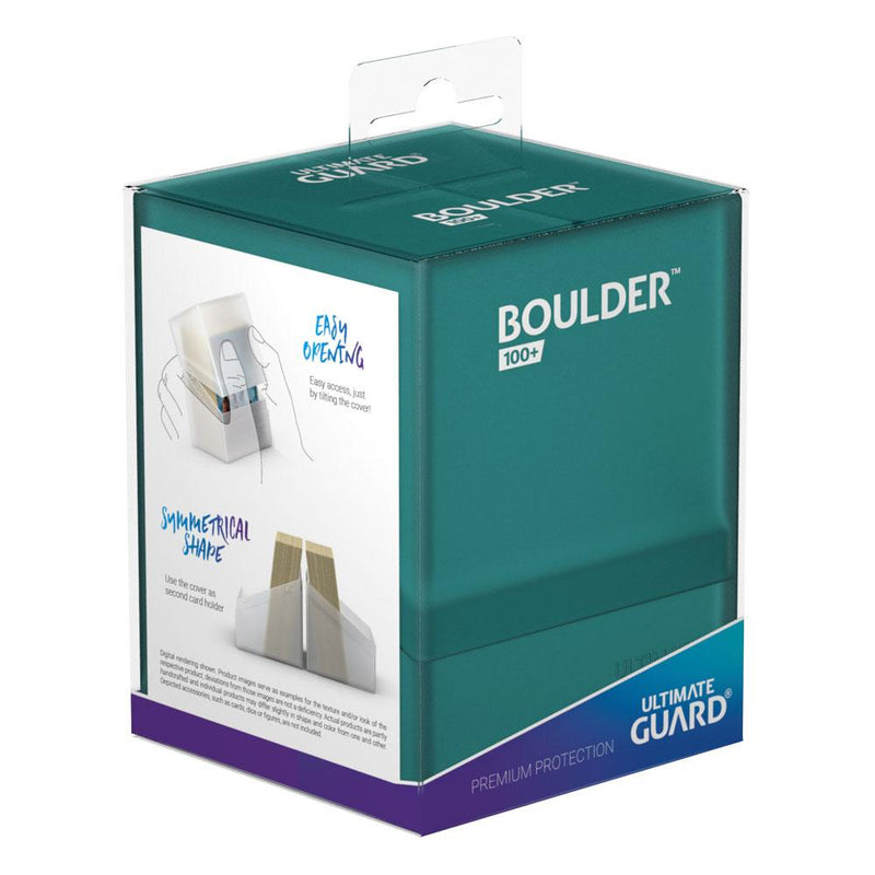 Ultimate Guard Boulder Deck Case 100+ Standard Size Malachite - Ultimate Guard
