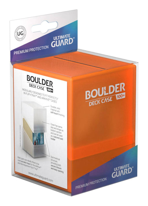 Ultimate Guard Boulder Deck Case 100+ Poppy Topaz - Ultimate Guard
