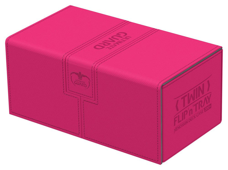 Ultimate Guard Twin Flip´n´Tray Deck Case 200+ Standard Size XenoSkin Pink - Ultimate Guard