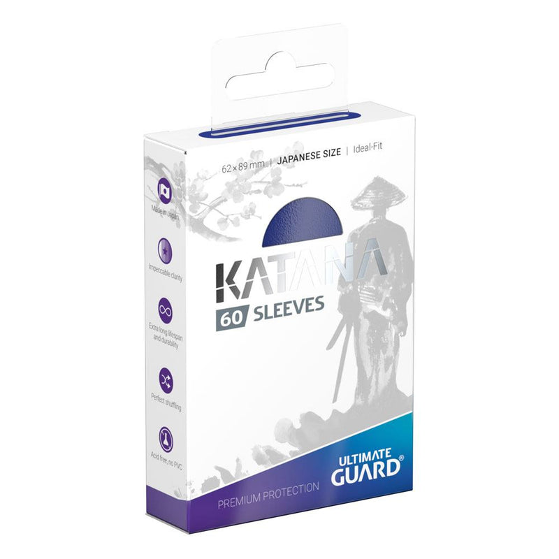 Ultimate Guard Katana Sleeves Japanese Size Blue (60) - Ultimate Guard