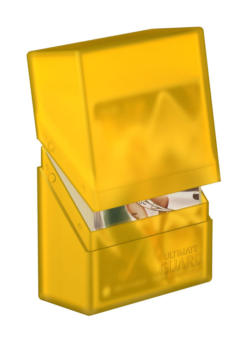 Ultimate Guard Boulder Deck Case 40+ Standard Size Amber - Ultimate Guard