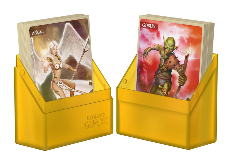 Ultimate Guard Boulder Deck Case 40+ Standard Size Amber - Ultimate Guard