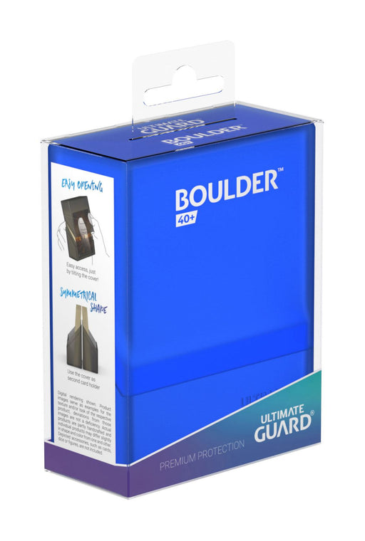 Ultimate Guard Boulder Deck Case 40+ Standard Size Sapphire - Ultimate Guard