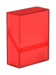 Ultimate Guard Boulder Deck Case 40+ Standard Size Ruby - Ultimate Guard
