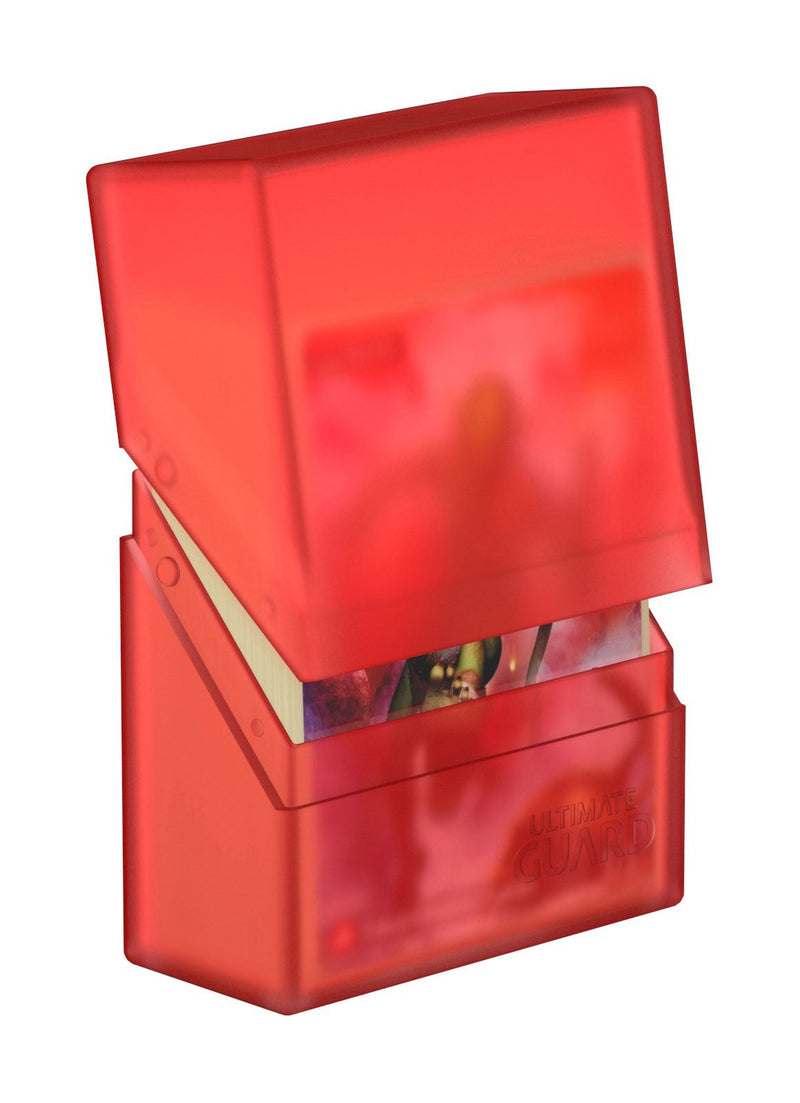 Ultimate Guard Boulder Deck Case 40+ Standard Size Ruby - Ultimate Guard