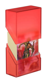 Ultimate Guard Boulder Deck Case 40+ Standard Size Ruby - Ultimate Guard
