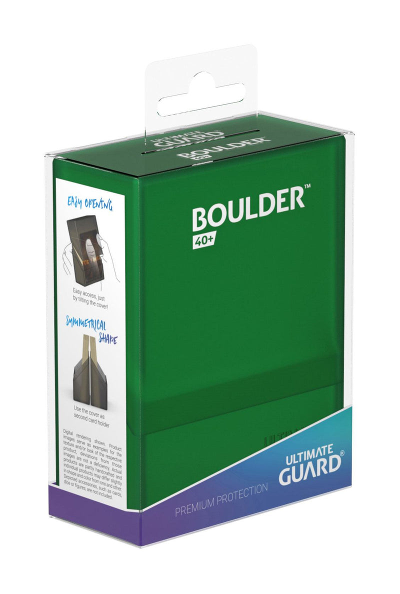 Ultimate Guard Boulder Deck Case 40+ Standard Size Emerald - Ultimate Guard