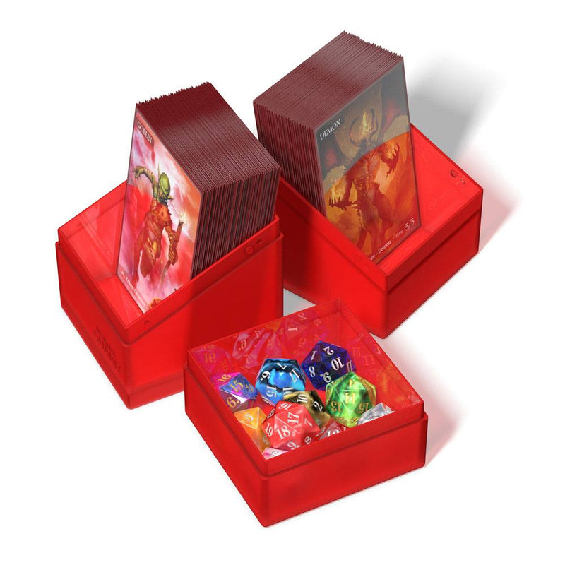 Ultimate Guard Boulder´n´Tray 100+ Ruby - Ultimate Guard