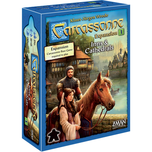 Carcassonne Expansion 1: Inns & Cathedral - Z-Man Games