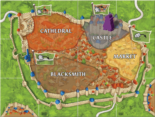 Carcassonne Expansion 6: Count, King and Robber - Z-Man Games
