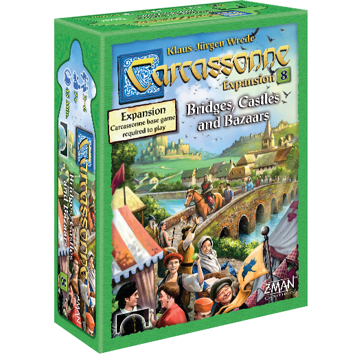 Carcassonne Expansion 8: Bridges, Castles and Bazaars - Z-Man Games